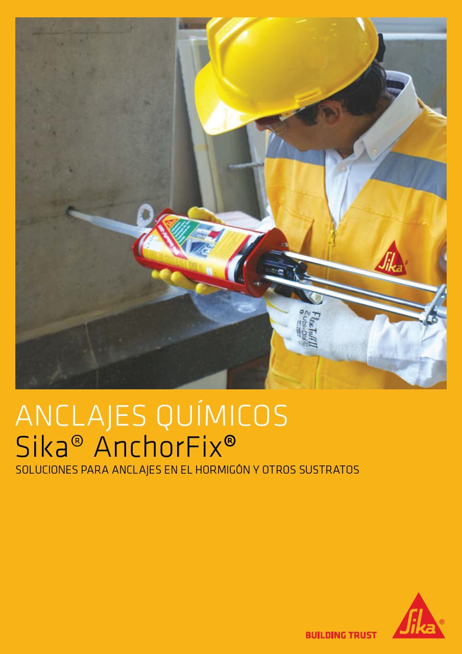Anclajes Químicos Sika AnchorFix